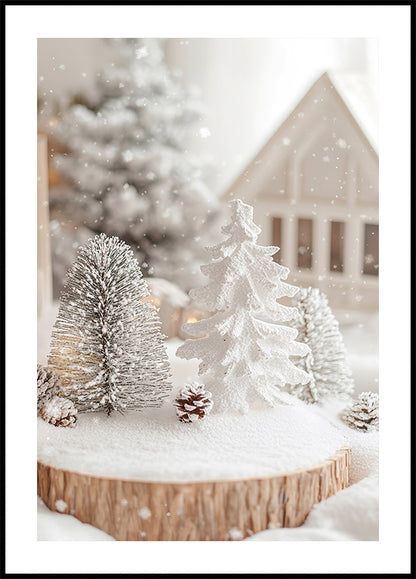 Christmas White Decorations №3 Poster