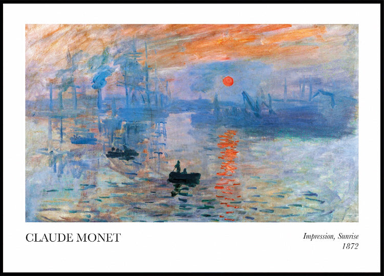 Impressionist Sunrise Poster