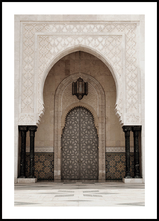 Door of the Hassan II Mosque, Casablanca  Poster