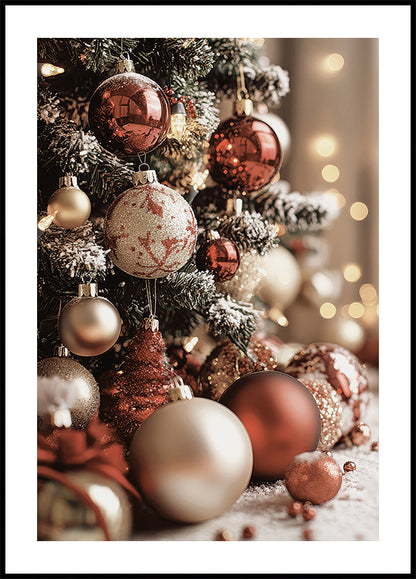 Christmas Red Decorations №2 Poster