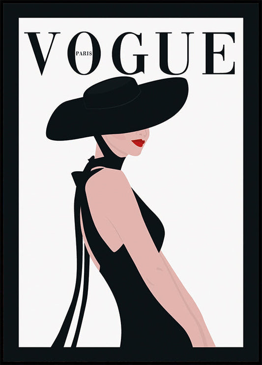 Chic Paris Fashion Poster