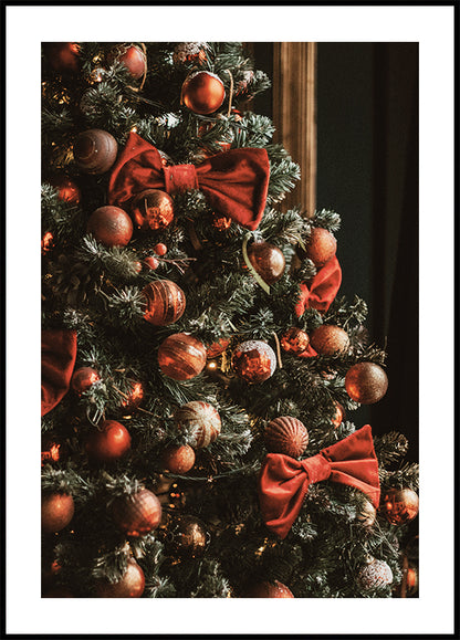 Decorated Christmas Tree Poster