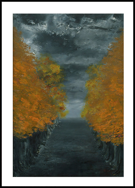Autumn Avenue Poster - Posterbox.art