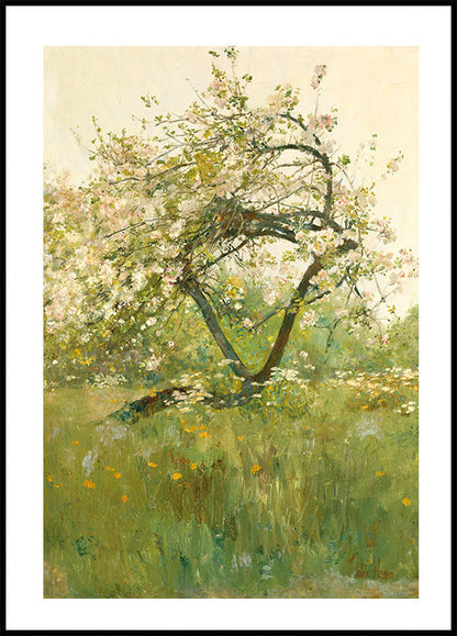 Peach Blossoms Villiers-le-Bel By Childe Hassam Poster