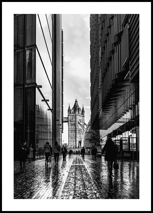 Tower Bridge Urban Perspective Poster