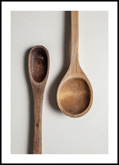 Two Wooden Spoons Poster