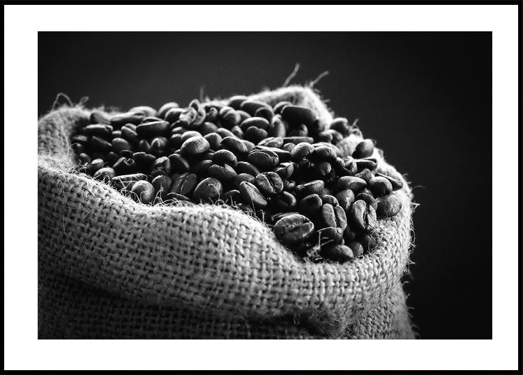 Bag Of Coffee Beans Poster