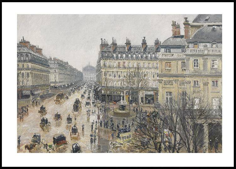 Paris Street in the Rain Poster - Posterbox.art