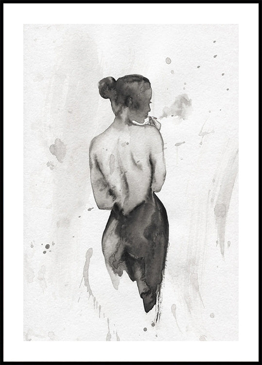 Watercolor Lines No. 2 Poster