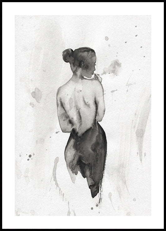 Watercolor Lines No. 2 Poster