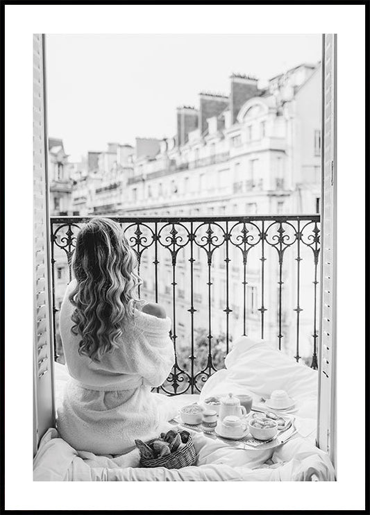 Breakfast in Paris Poster