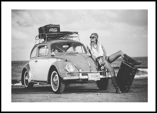 Beetle Backpacker Poster