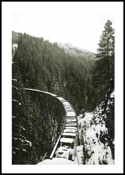 Winter Railroad Poster - Posterbox.art