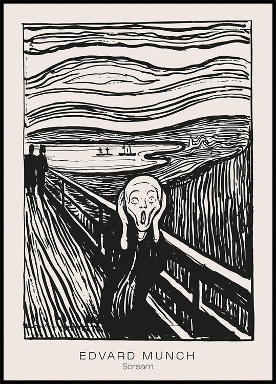 Edvard Munch Scream Poster