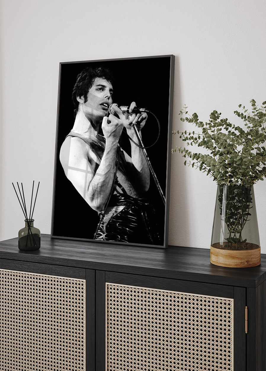 Freddie Mercury Hand Poster