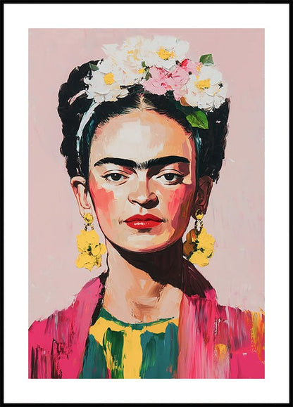 Frida Kahlo Artistic Painting Poster