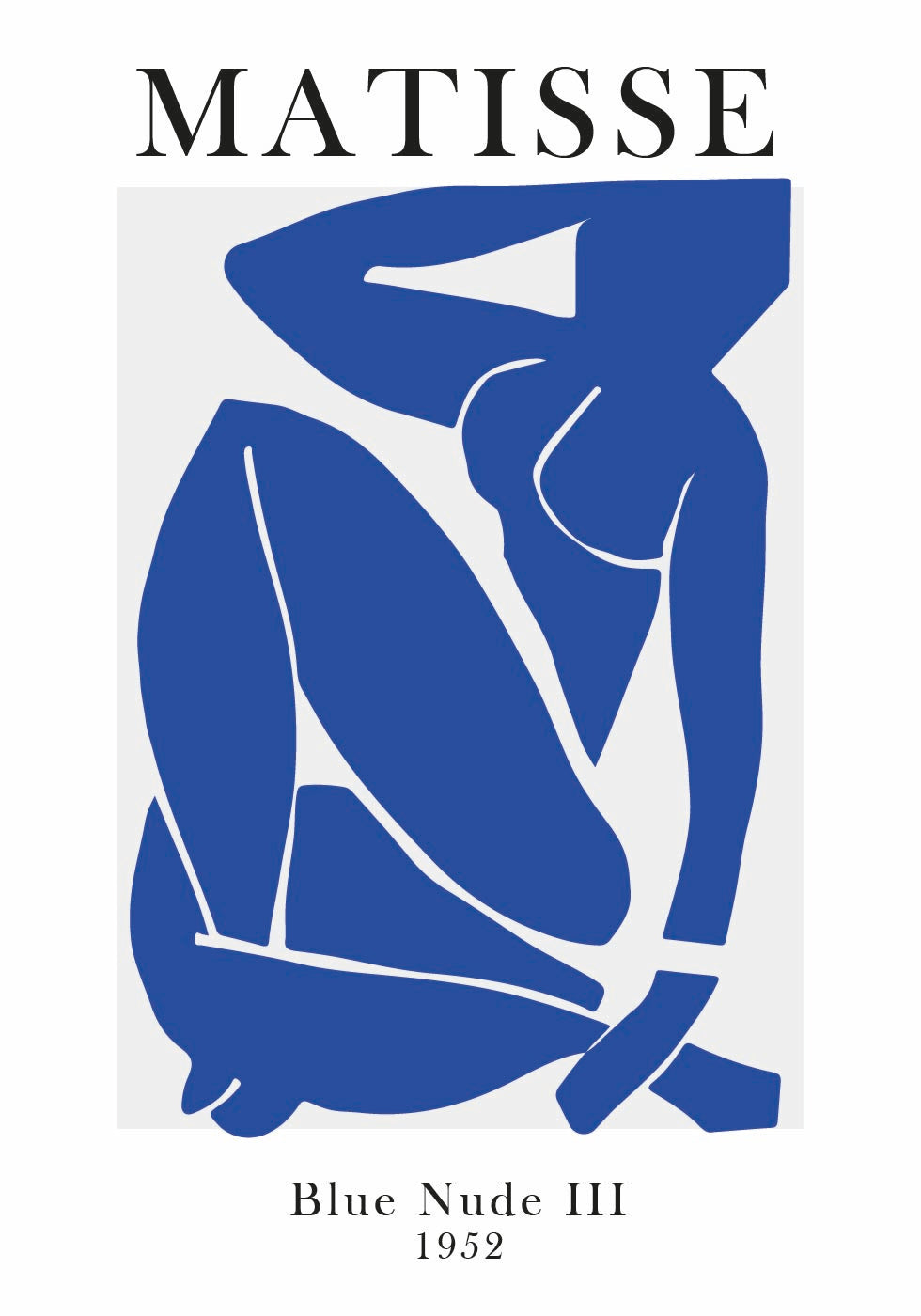 H. Matisse Blue Nude Poster