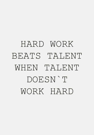 Hard Work Motivation Poster - Posterbox.art