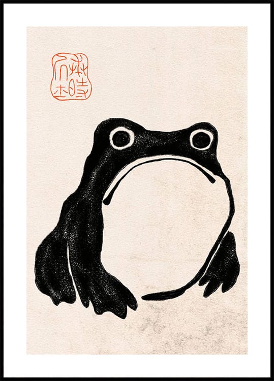 Matsumoto Hoji Frogs Poster - Posterbox.art