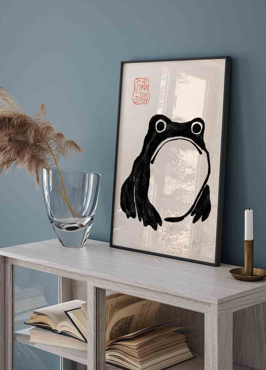 Matsumoto Hoji Frogs Poster - Posterbox.art