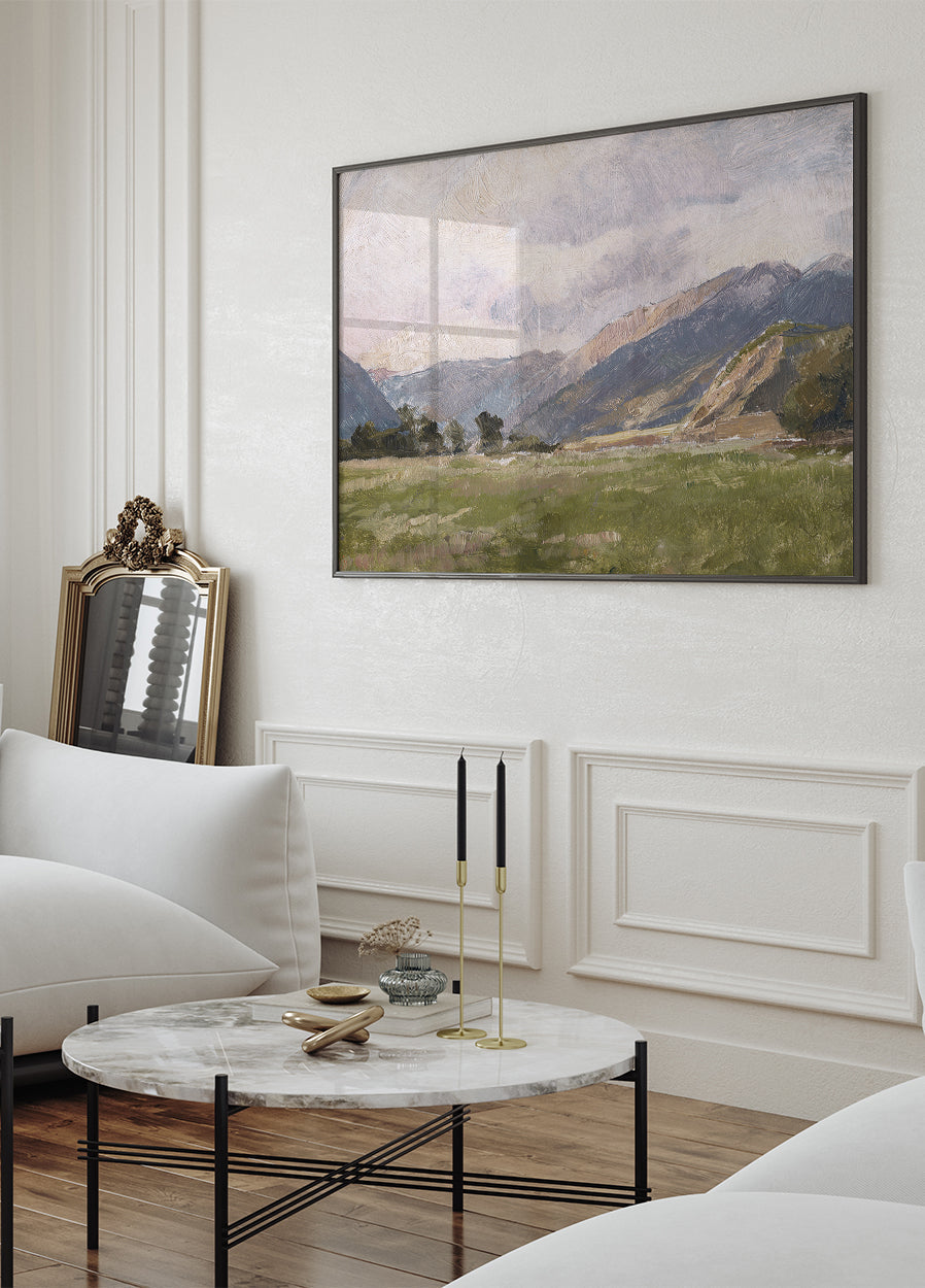 Mountain Landscape Serenity Poster - Posterbox.art