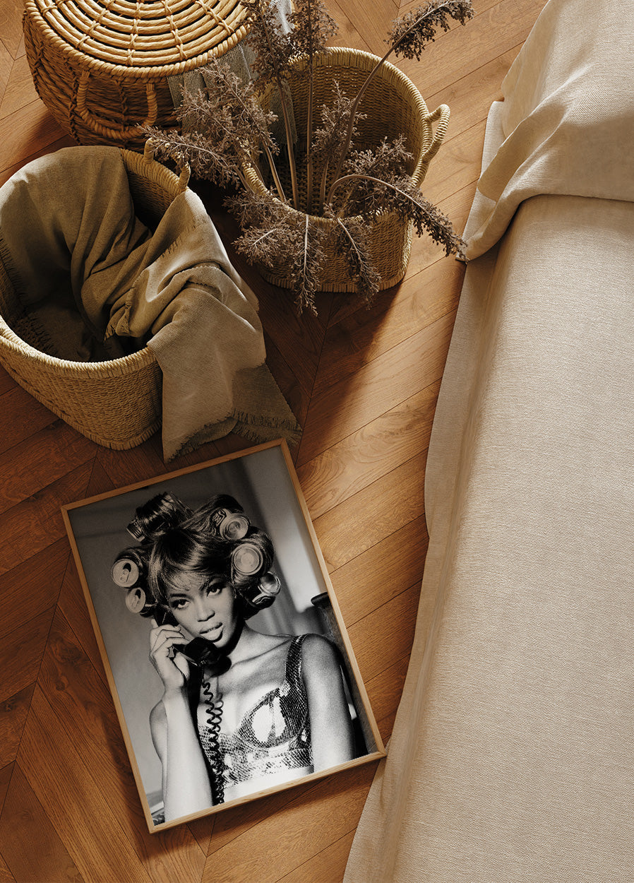 Naomi Campbell on Phone Poster - Posterbox.art