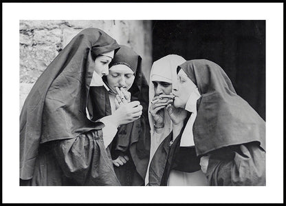 Nun Smoking Poster - Posterbox.art