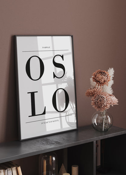 Oslo City Poster