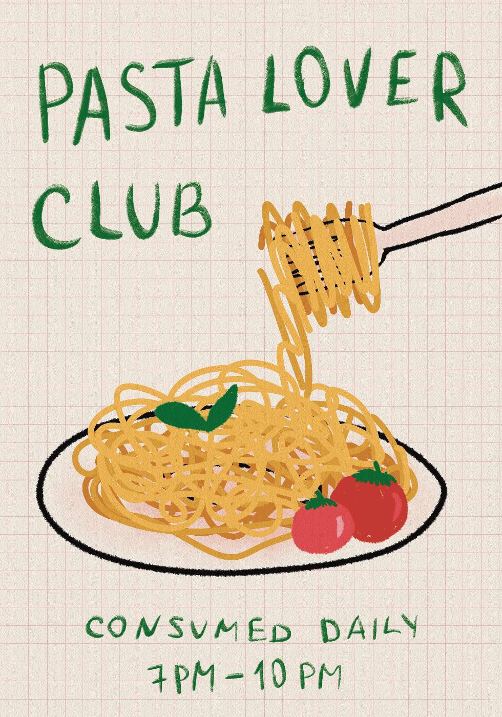Pasta Day Poster - Posterbox.art