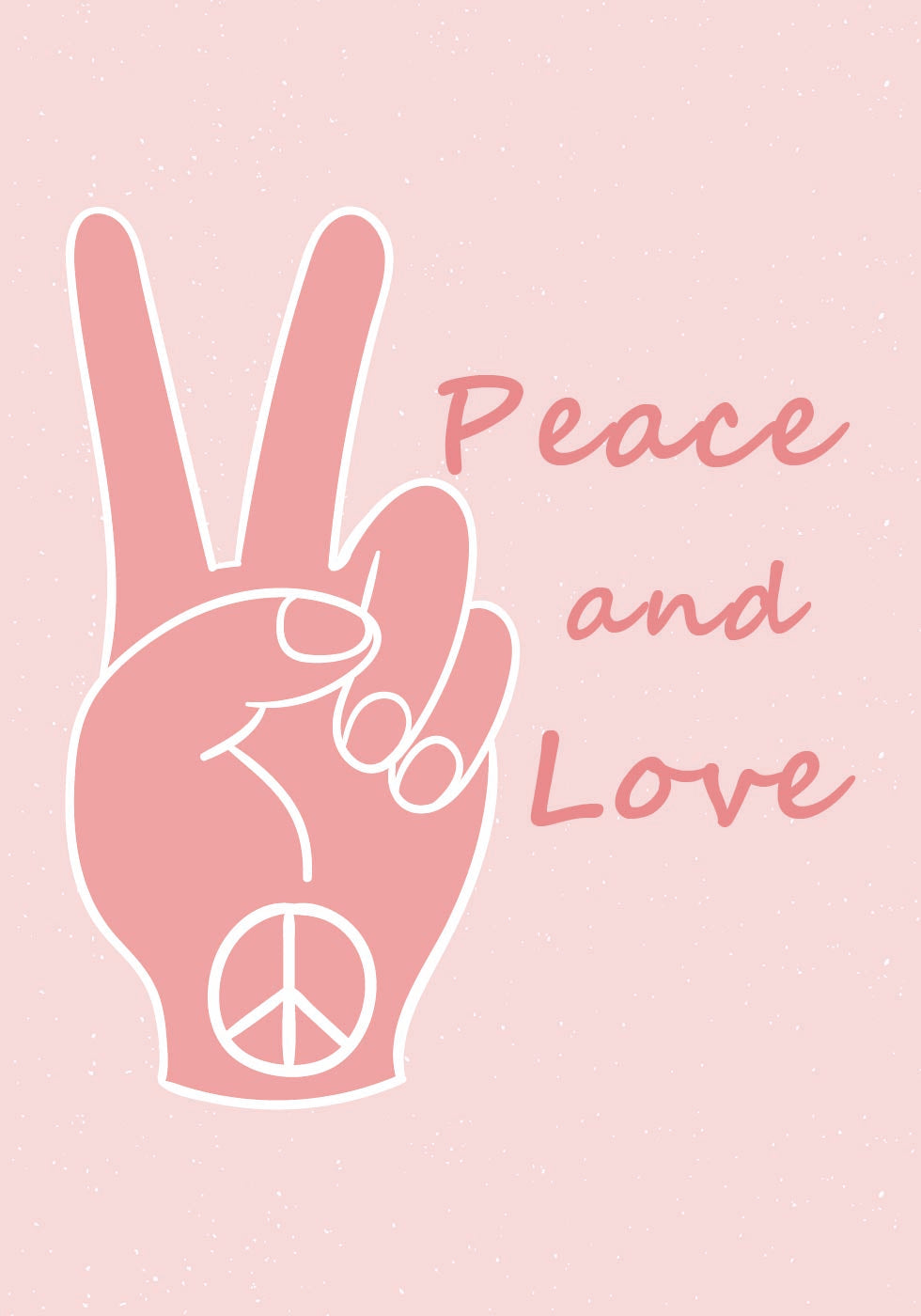 Peace and Love Poster