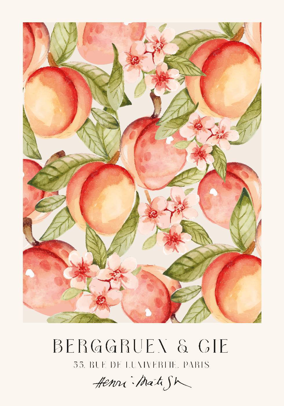 Peaches Poster - Posterbox.art