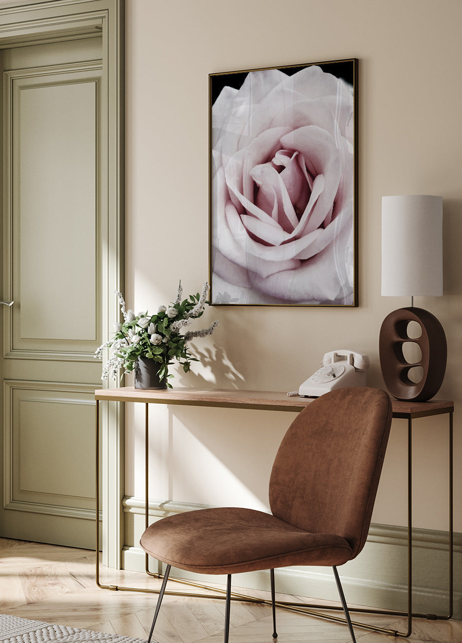 Pink Rose Poster - Posterbox.art