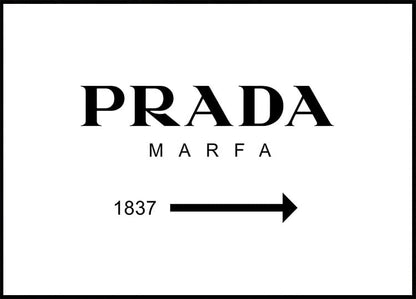 Prada Marfa Poster