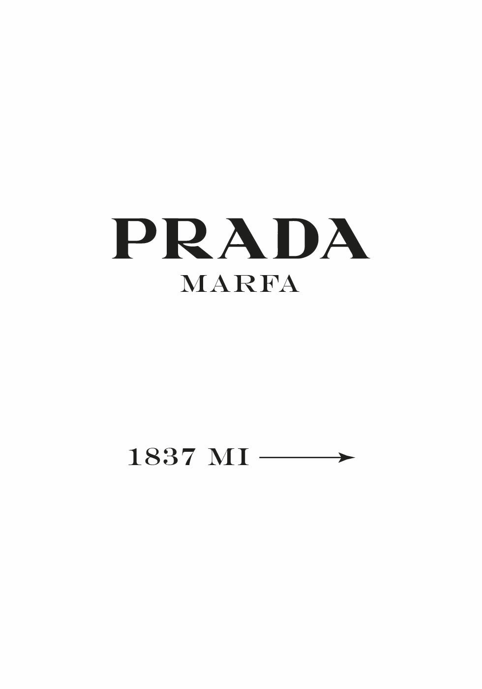 Prada Marfa Poster