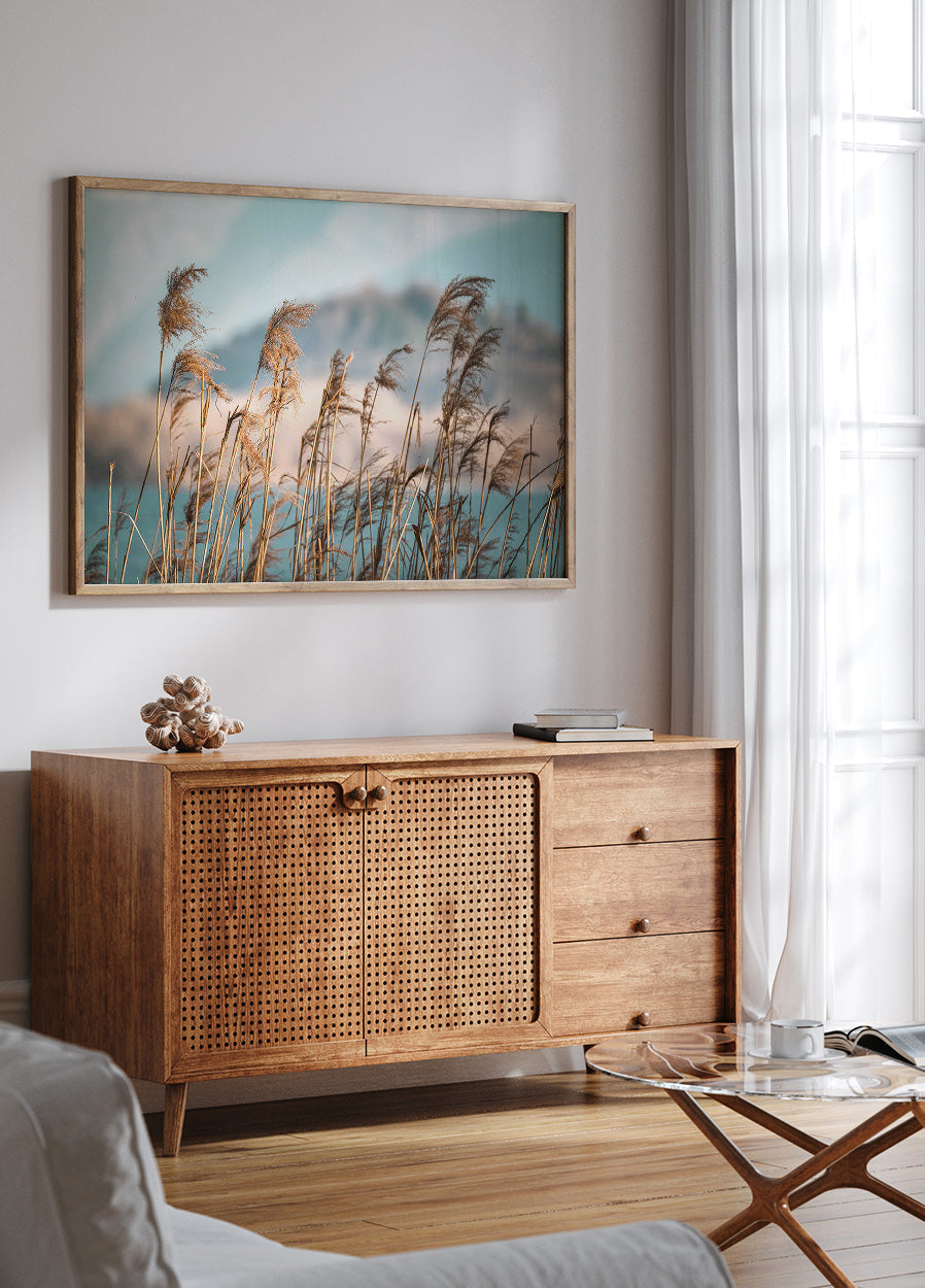 Reeds By The Lake Poster - Posterbox.art