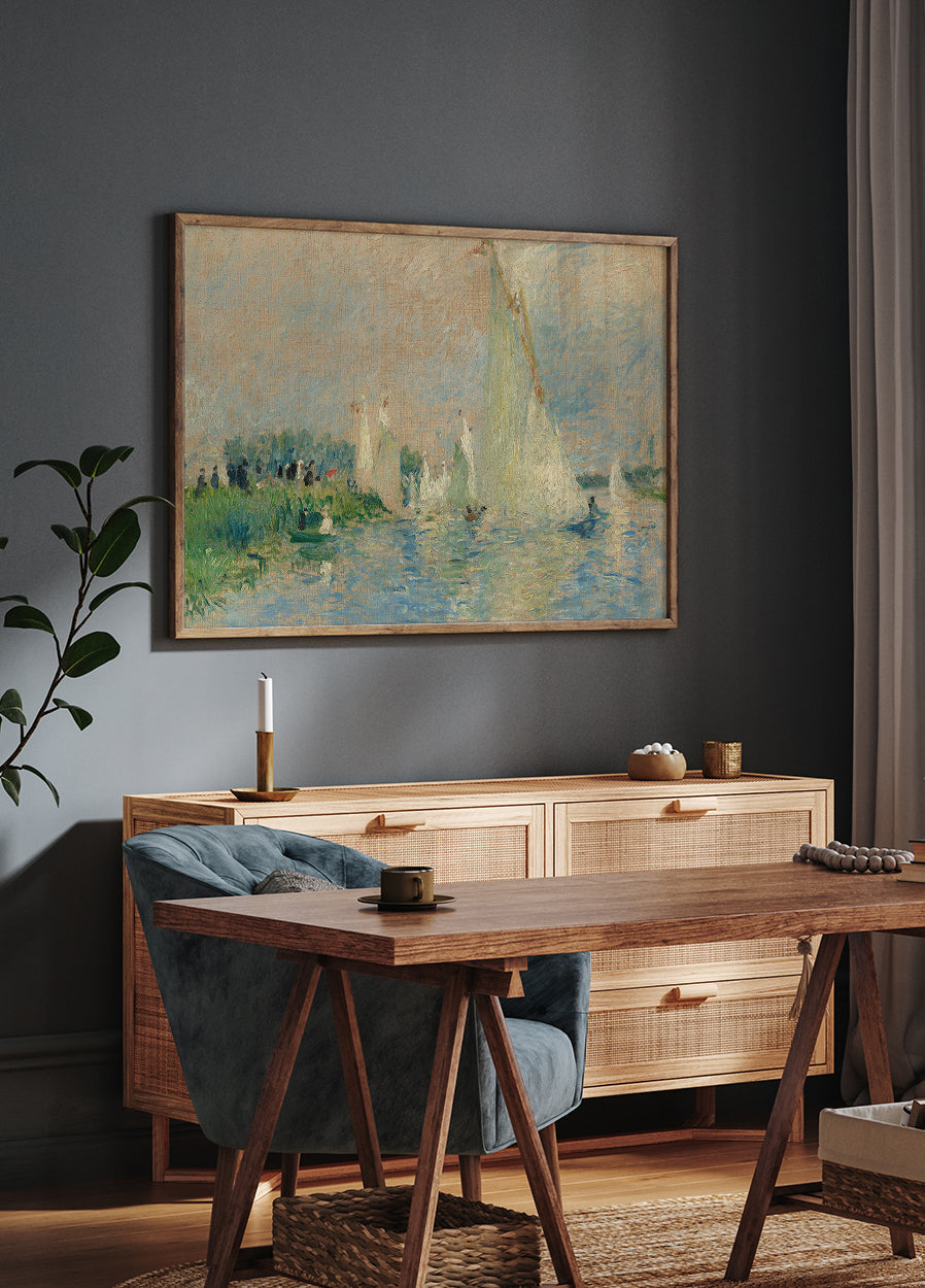 Sailing in Argenteuil Poster - Posterbox.art