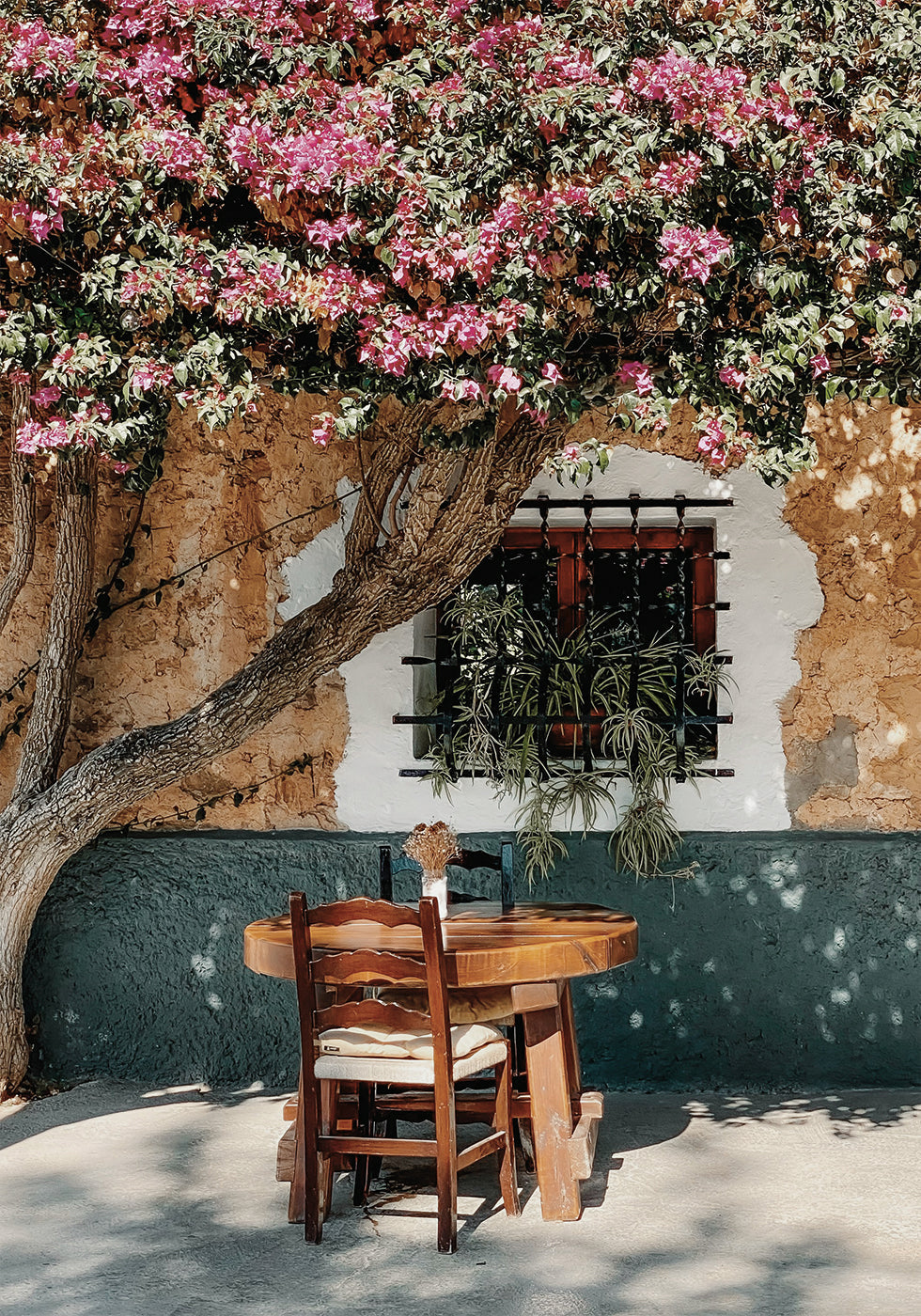 Serene Dining in Ibiza Poster