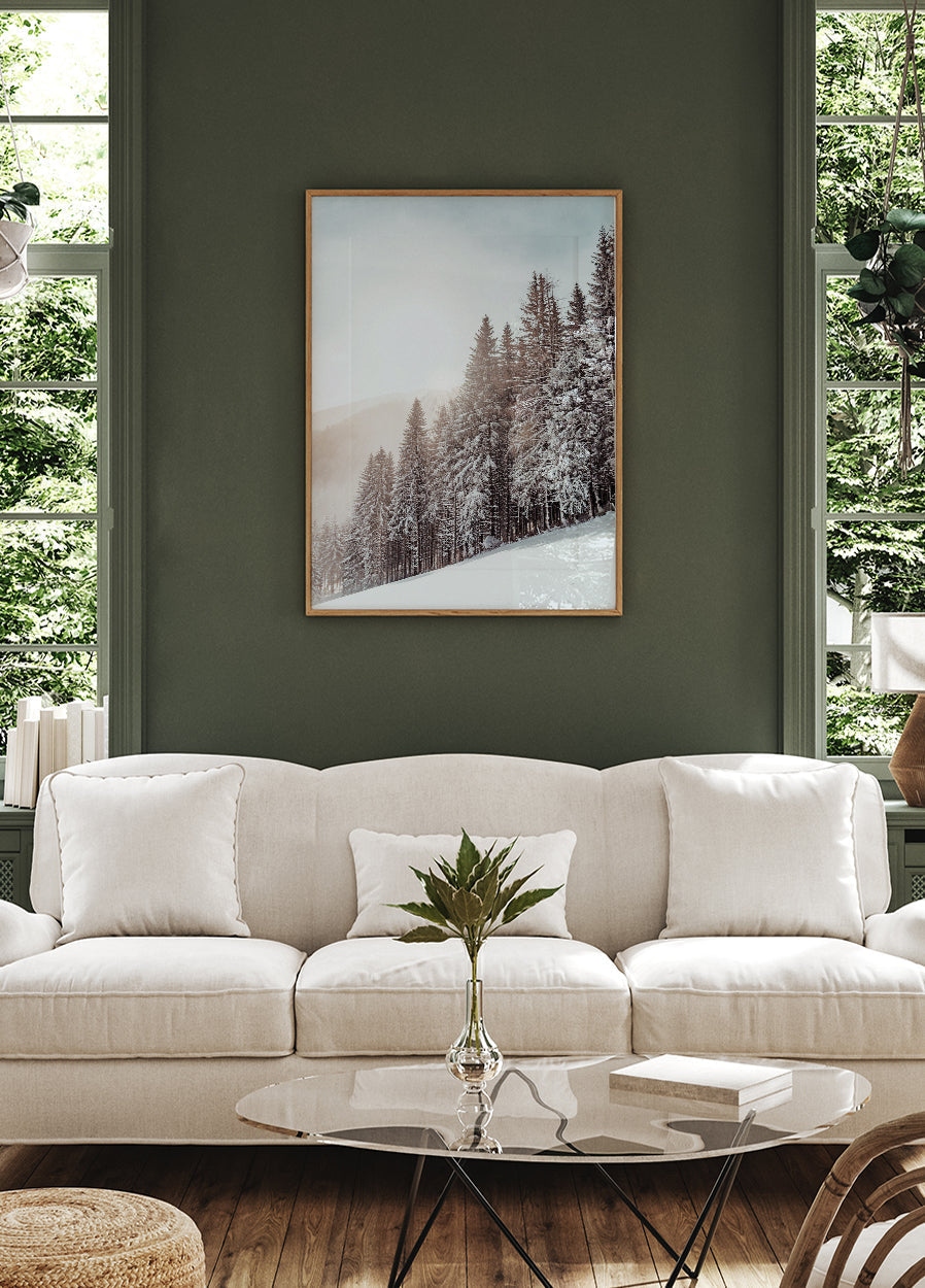 Snow Covered Trees Poster - Posterbox.art