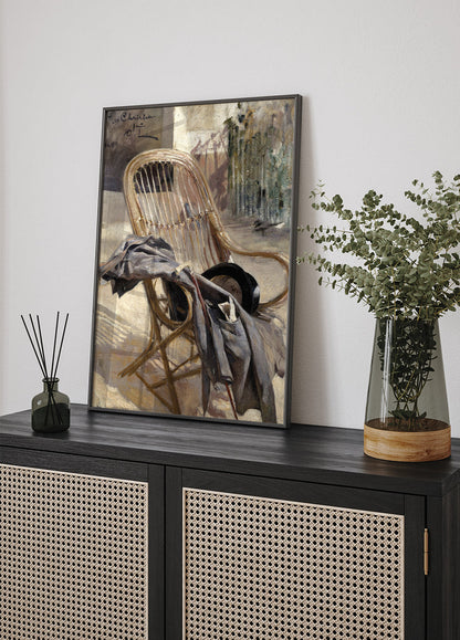 Study of Still Life with Chair Poster - Posterbox.art