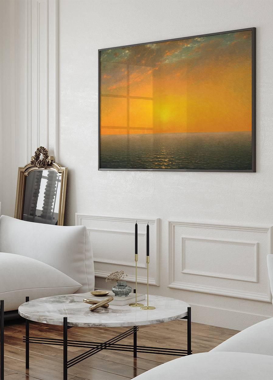 Golden Horizon Over Water Poster - Posterbox.art