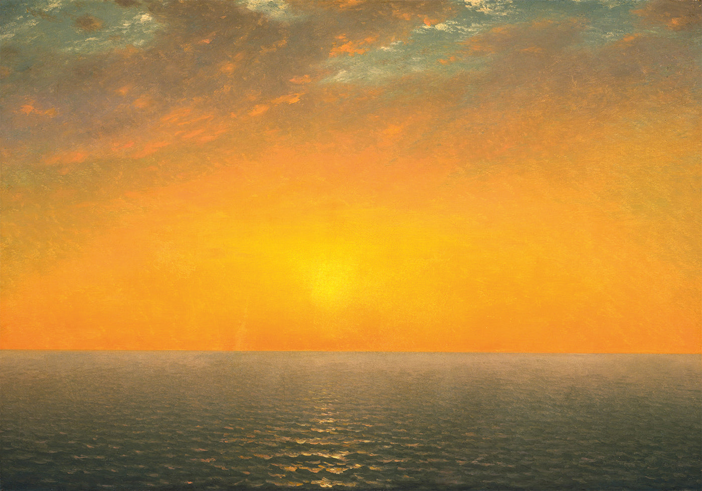 Golden Horizon Over Water Poster - Posterbox.art