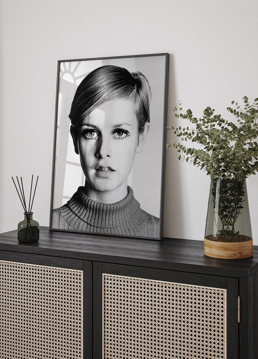 Supermodel Twiggy Poster