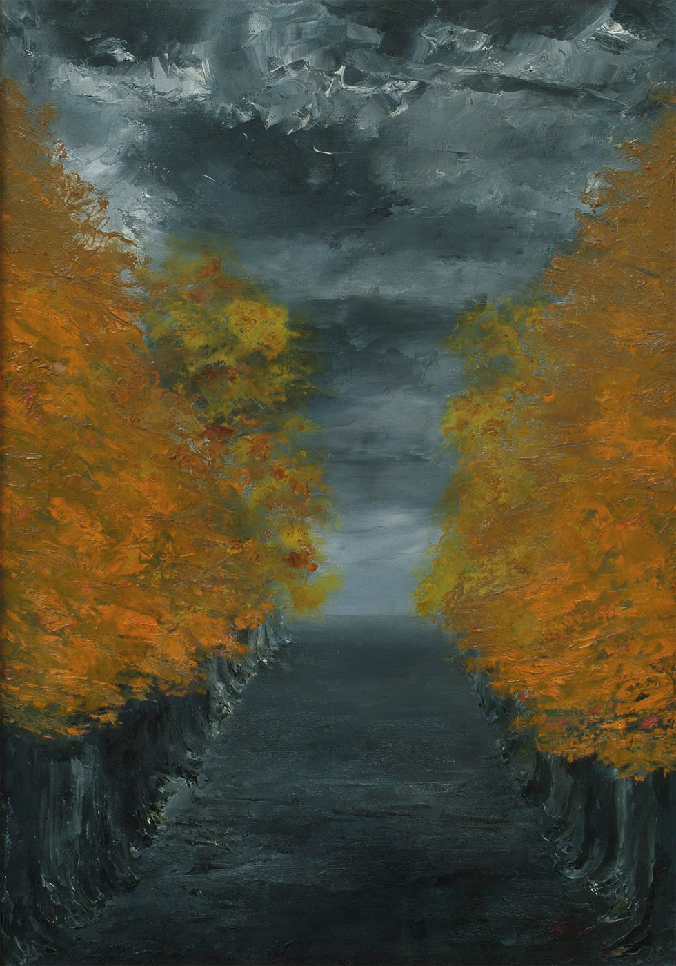 Autumn Avenue Poster - Posterbox.art