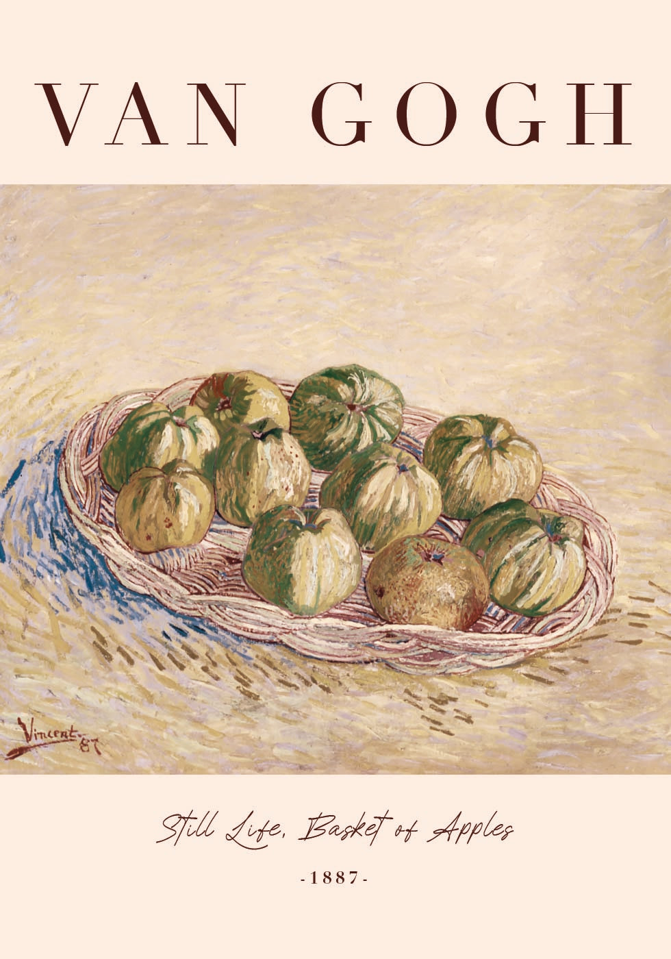 Van Gogh - Fruit in Basket Poster