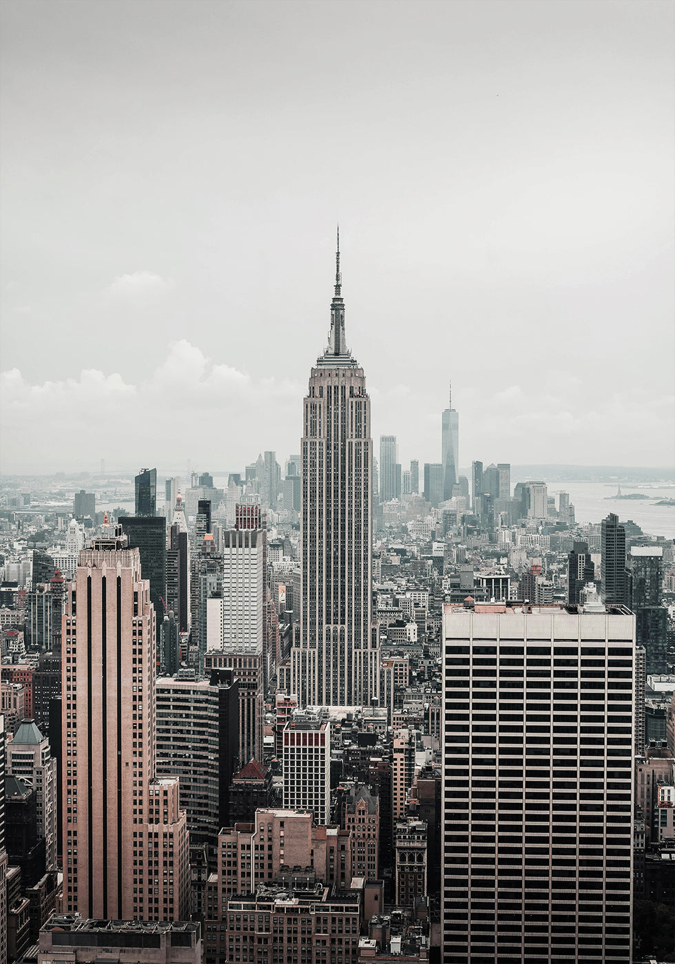 Skyline of New York City with the Empire State Building Poster