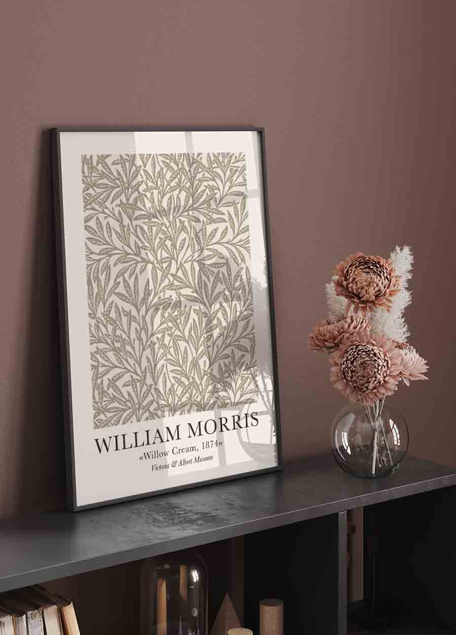 William Morris & Co Willow Cream Poster - Posterbox.art