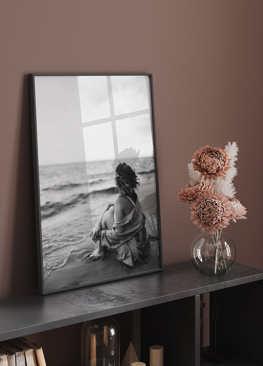Woman At The Beach Poster - Posterbox.art