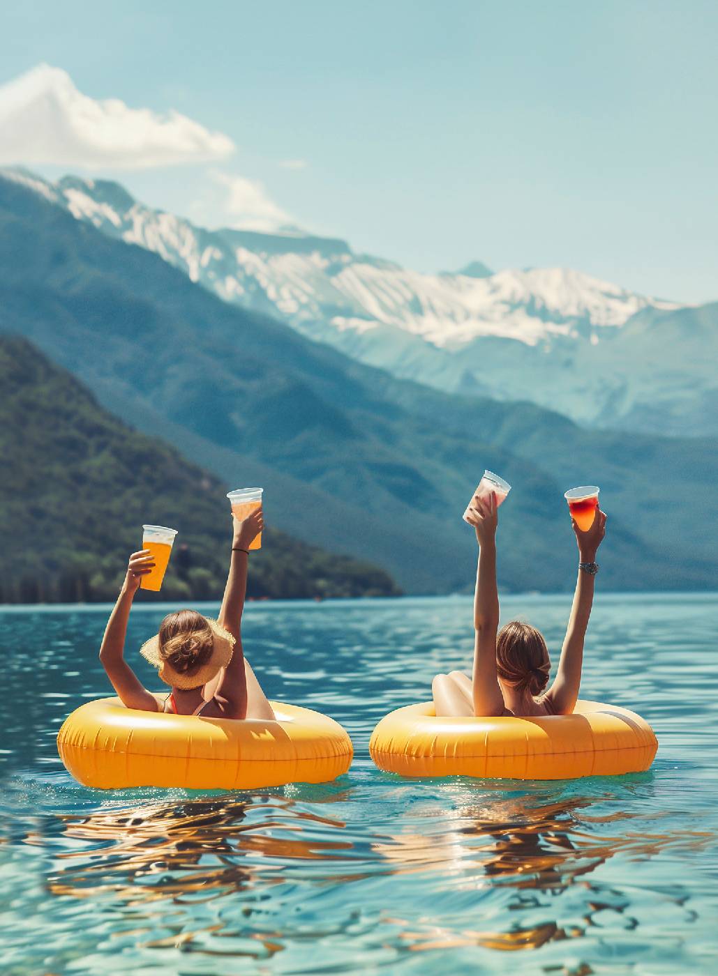 Relaxing on the Lake Poster