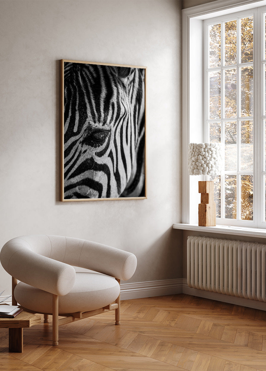 Zebra Eye Poster - Posterbox.art