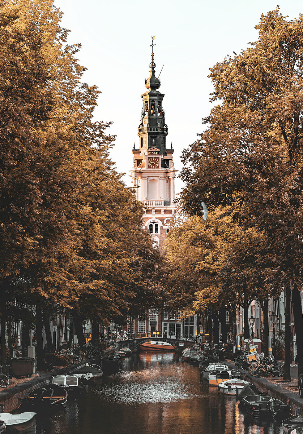 Autumn in Amsterdam Poster